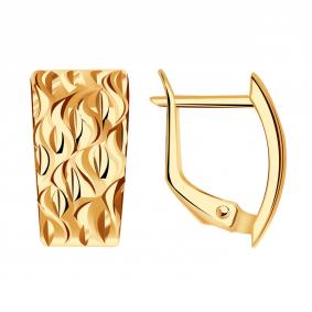 Золотые серьги МАГНАТ МА 011707 МА 011707 фото